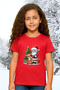 Unisex Girls/Boys Crew Neck 100% Cotton'Christmas Themed' T-Shirt - 3