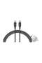 كابل USB-C إلى USB-C مضفر بقوة 100 وات بطول 2 متر وحزمة شاحن USB-C+USB-A بقوة 33 وات من GaN