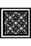 Patterned Scarf White-Black - 3