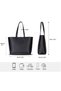 Solea, Genuine Leather, Handmade, Women's Tote Bag, Black - 4
