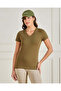 Women Brown Basic T-Shirt