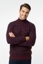 Men's Half Crew Neck Patterned Sweater