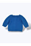 1-2 Years Old Knitted Navy Blue Baby Boy Cardigan - 5