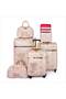 Multicolor Choose Trolley Luggage Set 4 Wheels 6pcs Suitcase Set With Tote Bag For Wedding Usage - 3
