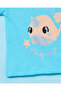 Infant Girls Blue Printed T-Shirt - 3