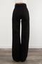 Marlon Non-Fading Black High Waist Wide Leg Jeans - 7