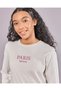 Senior Girls Ivory Embroidered Sweatshirt - 4