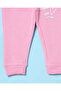 Infant Girls Pink Placement Print Active Pants - 3