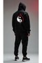 Ninja Masked Hooded 2-Piece Men's Tracksuit Set – Black Oversized Comfortable Slim Fit