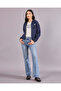 Women Navy Hooded Sweatshirt - 2