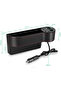 Car Seat Crevice Storage Box Dual Socket with Lighters with USB Charging, Car Adapter-Insert - 2