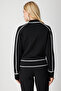 Striped Detail Snap Closure Cardigan 69908-26K - 5