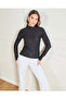 Women Black Turtle Neck Top - 5