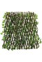 OneDcor Expandable Bamboo Garden Fence with Artificial Green Ivy – Wooden Trellis Privacy Screen, - 4