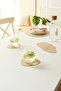 4 Pieces Beige/Stone Color Faux Leather Coasters 13X11.5