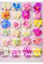 Orchid Hair Clip Bouquet - 6 Pieces Double-Sided Large Size Hairpins with Pearls - Mixed Colors Will Be Sent - 4