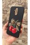 Huawei Mate 20 Lite Compatible Cherry Leopard Bow Pattern Silicone Shock-Absorbing Classic Rubber Case 277 - 4