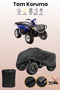 Black P.Olaris Sportsman 500 Ho Atv Cover, Atv Protective Cover