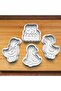 Cute Sweet Duck Set of 4 Cookie and Sugar Dough Molds