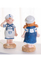 Nautical Sailor Boy & Girl Figurines – Resin Decor Statues for Home, Office & Kids Room - 6
