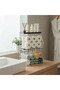 Bathroom Organizer with 2 Shelves Wooden Marble Shelf - Can Be Wall Mounted and Used on Countertop