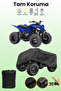 Black Yamaha Yfm 50 Atv Cover, Atv Protective Cover