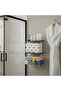 Bathroom Organizer with 2 Shelves Wooden Marble Shelf - Can Be Wall Mounted and Used on Countertop - 2