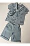 Water Green Boy's Shorts Suit 8039 - 2