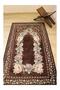 Kinay Aci Kahve Jacquard Woven Tapetry Decorative Unpadded Without Fringes Chenille Praying Mat 70*115
