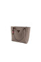 Coffee Yellow - Brown Plaid Line Square Women's Shoulder Bag Sp1176 - 6