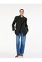 Short Coat Cashmere Long Sleeve with Pocket Double-Breasted