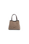 Women / Girls Shoulder Bag 1205-48154 Bag M178 Dark Beige-Matte Brown