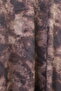 Women's Plus Size Brown Camouflage and Tie-Dye Print Crew Neck Long Sleeve Mom T-Shirt Blouse - 7