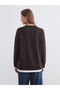 Lcw Comfort Crew Neck Oversize Women's Thick Sweatshirt - 4