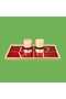 Deco Love Patterned Decorative Tray - Red - 28.5X41 cm - 3