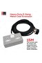 Heavy Duty Extension Cable - 2 Gang Metal Clad 13A UK Socket, 3C x 2.5mm, 15m - 2