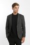 Buttoned Double Pocket Flap Slit Cotton Lycra Patterned Men's Jacket - 7