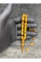 Systematic Masterpiece High-End Marbled Collectible Crimped Amber Prayer Beads - 3