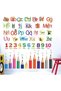 Kids Alphabet Wall Stickers for Classroom: Baby Room Nursery Playroom Bedroom Wall Decals - Peel and Stick ABC Letters Learning Educational Animal Colors - 3