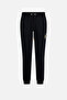 Black Sweatpants with Gold Details Black-Gold - 4
