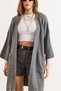 Women's Smoked Soft Textured Pocketed Knitwear Cardigan Hrk-19000424 - 5