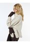 Short Coat Kaşe Mock Neck Zippered Pocket - 2