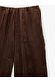 Ankle Length Loose Fit Textured Satin Harem Pants - 3
