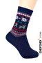 Women's Thermal Thick Navy Blue Socks – Soft Winter Boot Socks, Warm -Christmas -Gift 36-40