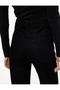 Wide Flared Jeans with Stone Detail and Snap Button Pockets - - 3