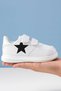 Animated Character Printed Girls' and Boys' Sports Shoes with Velcro Fasteners and White Sneaker Bands - 2