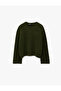 Long Sleeve Crew Neck Sweater Oversize Sweater - 2