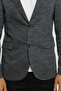 Buttoned Double Pocket Flap Slit Cotton Lycra Men's Jacket - 3