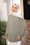 Khaki Zipper Detailed Modal Tunic Trouser Suit - 4
