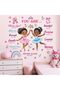 Ballerina Wall Stickers for Black Girls - Peel and Stick African American Butterfly Decals - 3